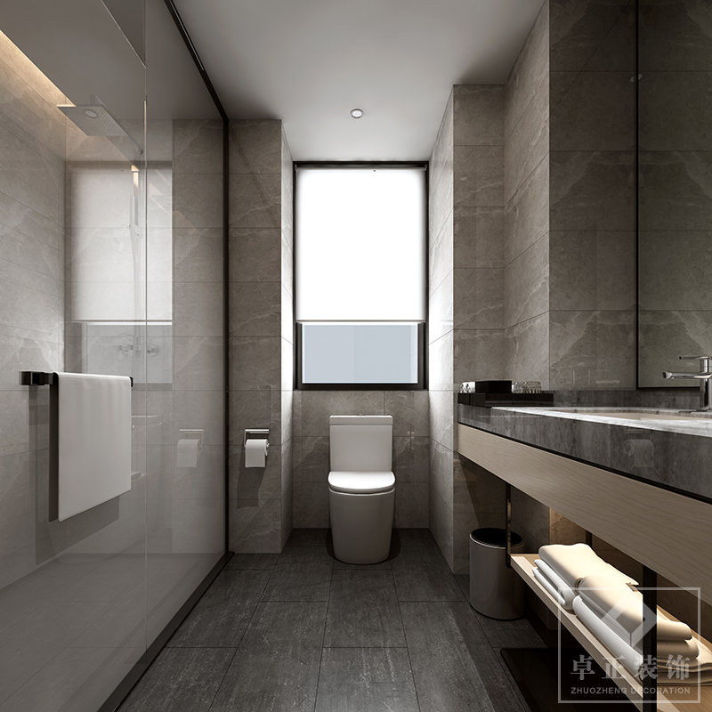 民宿酒店衛(wèi)生間裝修效果圖